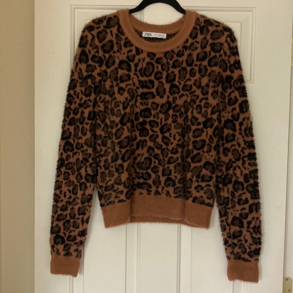 Zara soft and fuzzy sweater